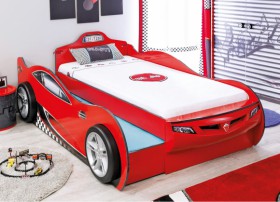 CARBED Кровать-машина Coupe с выдвижной кроватью Red 20.03.1306.00 в Ангарске - angarsk.katalogmebeli.com | фото