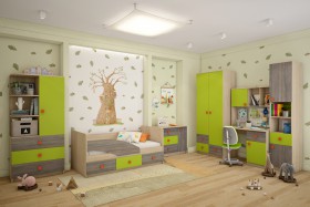 Детская комната Пуговка в Ангарске - angarsk.katalogmebeli.com | фото