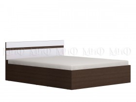 Ким кровать 1,6 (Венге/белый глянец) в Ангарске - angarsk.katalogmebeli.com | фото