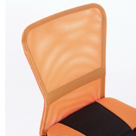Кресло компактное BRABIX Smart MG-313 (черный, оранжевый) в Ангарске - angarsk.katalogmebeli.com | фото 4