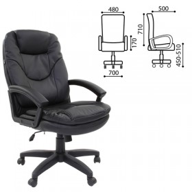 Кресло офисное BRABIX Trend EX-568 (черный) в Ангарске - angarsk.katalogmebeli.com | фото