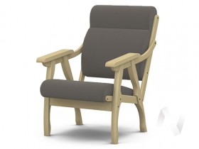 Кресло Вега-10 (бесцветный лак/ULTRA STONE) в Ангарске - angarsk.katalogmebeli.com | фото 1