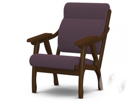 Кресло Вега-10 (орех лак/ULTRA PLUM) в Ангарске - angarsk.katalogmebeli.com | фото 1