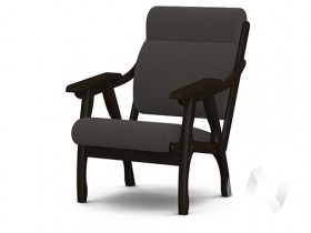 Кресло Вега-10 (венге лак/ULTRA GRAFIT) в Ангарске - angarsk.katalogmebeli.com | фото