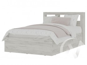Кровать 1,2 МС Гранд (дуб крафт белый) в Ангарске - angarsk.katalogmebeli.com | фото