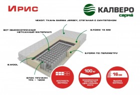 Матрас IRIS 1400*2000 в Ангарске - angarsk.katalogmebeli.com | фото