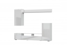 Мебель для гостиной МГС 4 (Белый/Белый глянец) в Ангарске - angarsk.katalogmebeli.com | фото 7