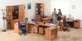 Мебель для персонала Альфа 61 Ольха в Ангарске - angarsk.katalogmebeli.com | фото