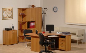 Мебель для персонала Рубин 42 Светлый миланский орех в Ангарске - angarsk.katalogmebeli.com | фото 2