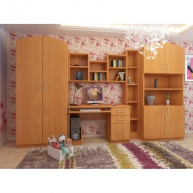 Детская Мишутка Комплект мебели (Вишня оксфорд) в Ангарске - angarsk.katalogmebeli.com | фото