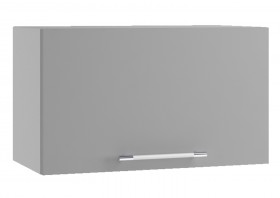 Норд ШВГ 600 Шкаф верхний горизонтальный (Софт смок/корпус Белый) в Ангарске - angarsk.katalogmebeli.com | фото