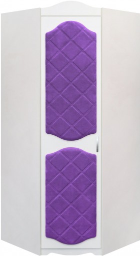 Шкаф угловой Иллюзия 32 Фиолетовый в Ангарске - angarsk.katalogmebeli.com | фото