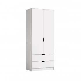 Шкаф для одежды 13.327 Уна (Белый) в Ангарске - angarsk.katalogmebeli.com | фото