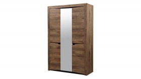Шкаф для одежды "Лючия" (3-х дв.) (кейптаун/зеркало) в Ангарске - angarsk.katalogmebeli.com | фото