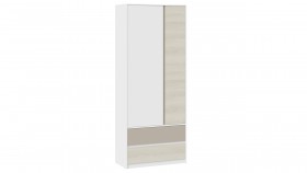 Шкаф для одежды комбинированный «Сканди» Дуб Гарден/Белый/Глиняный серый в Ангарске - angarsk.katalogmebeli.com | фото