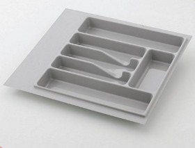 Вкладыш для кухонных принадлежностей, серый, Volpato 300 мм в Ангарске - angarsk.katalogmebeli.com | фото
