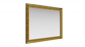 Зеркало навесное "Айрум"/(дуб кальяри / профиль: золото с орнаментом) в Ангарске - angarsk.katalogmebeli.com | фото